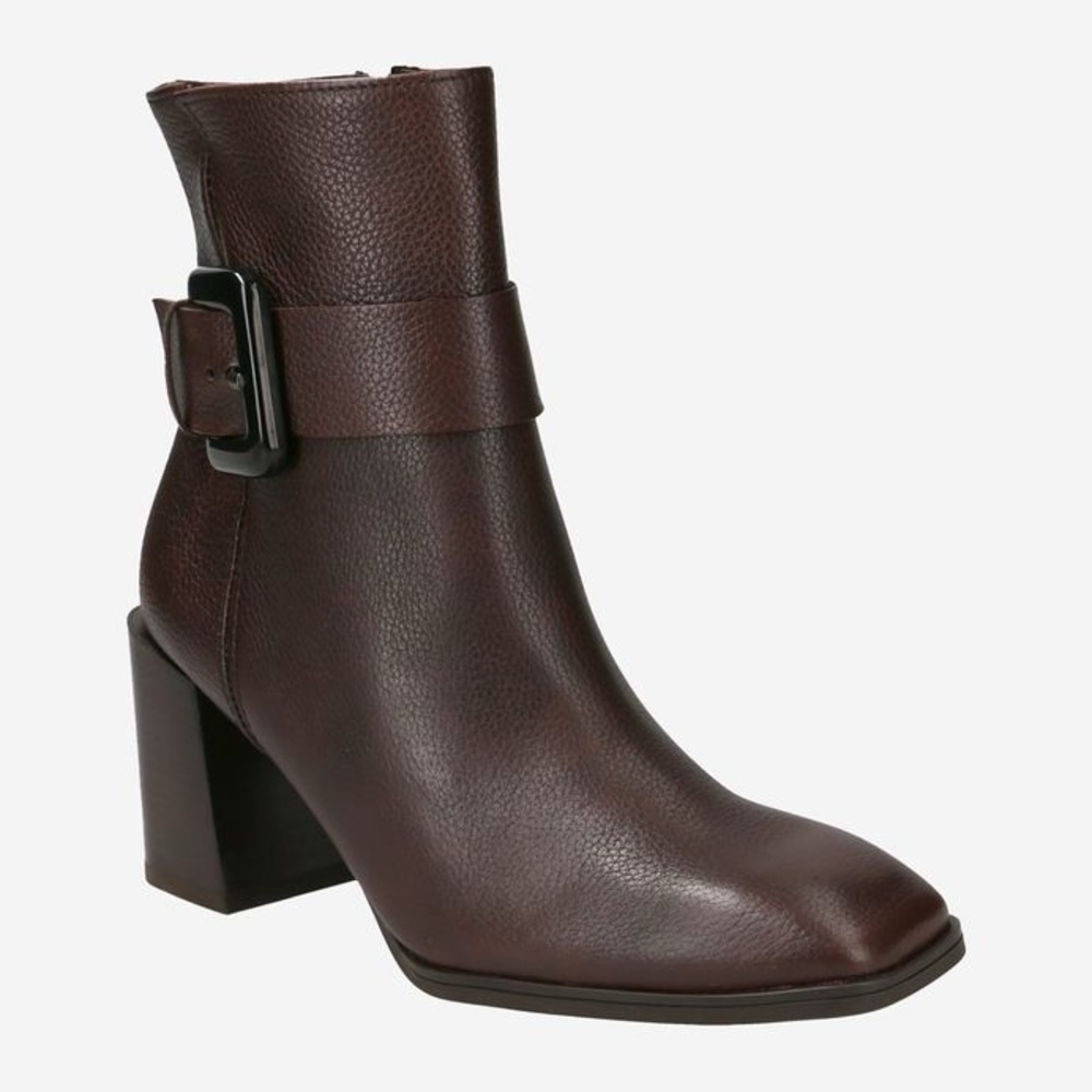 $500 Paul Green Nirvana Bootie Womens 6.5US Buckle Brown Leather NEW, (C‎ 332) - Picture 2 of 15